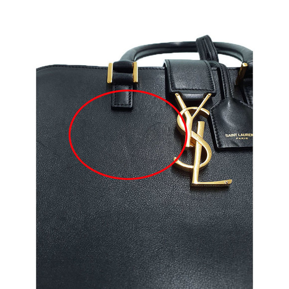 Saint Laurent Paris Baby Cabas 2way Handbag Black - Picture 5 of 9